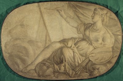 La Peinture (alegoría, pintura decorativa para el Hôtel La Rivière luego Canillac de Unknown artist