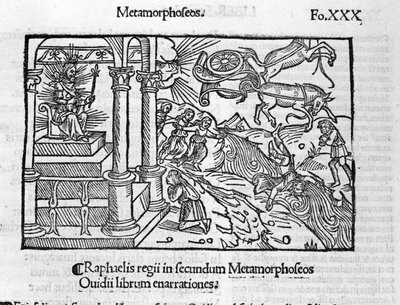 La caída de Faetón - en “Las Metamorfosis” de Ovidio de Unknown artist