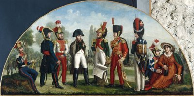 La estela de Austerlitz. Cartel de comerciante de vinos, entre 1800 y 1815 (cartel) de Unknown artist