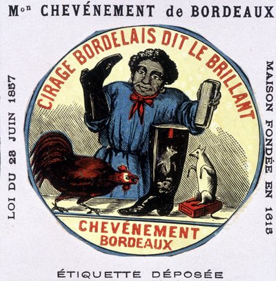 Etiqueta de "Bordelais polish conocido como el Brillante: Chevènement de Bordeaux", s.d. siglo XIX de Unknown artist