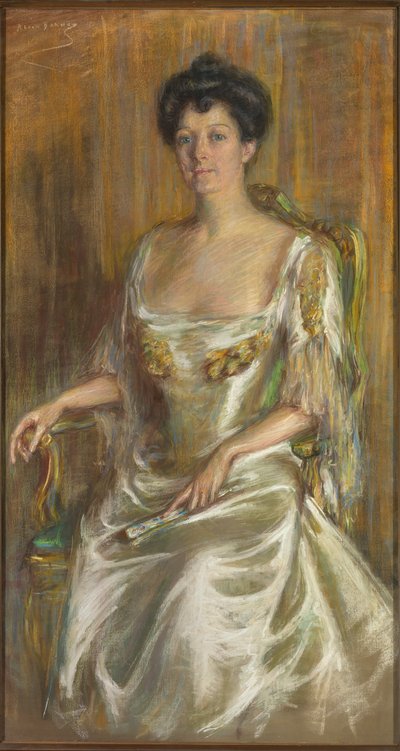 Dama con abanico de Unknown artist