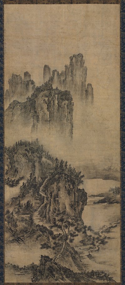 Landscape with a Distant Temple de Unknown artist