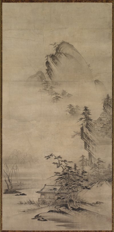Landscape with a Pavilion de Unknown artist