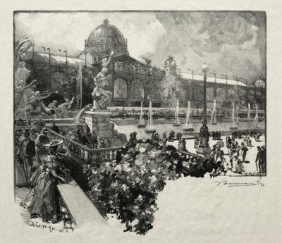 El Palacio de las Artes Liberales, Exterior de Unknown artist