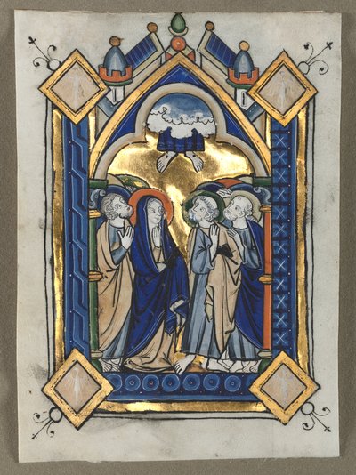 Hoja extraída de un Salterio: La Ascensión de Unknown artist