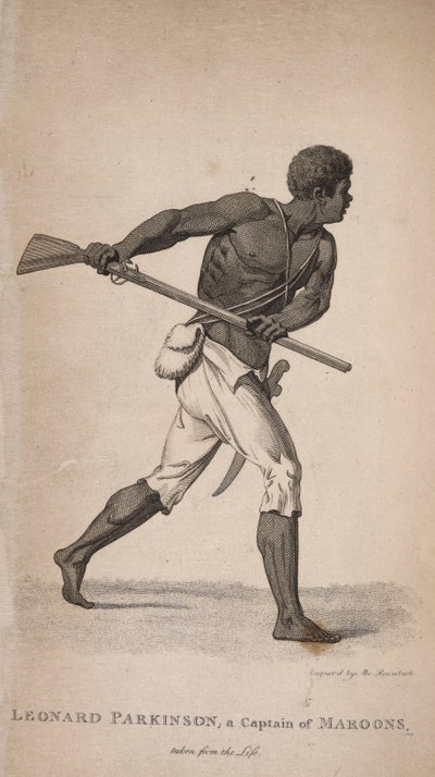 Leonard Parkinson, un Capitán de Cimarrones. de Unknown artist