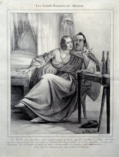 Les grands hommes en chemise de Unknown artist