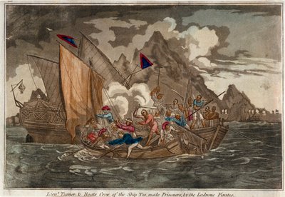 Teniente Turner y tripulación del barco 