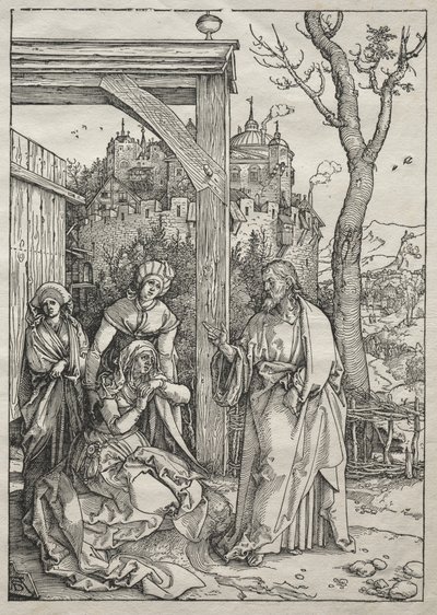 Vida de la Virgen: Cristo despidiéndose de su madre de Unknown artist