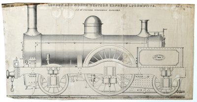 London and North Western Express Locomotora placa 112 de Unknown artist
