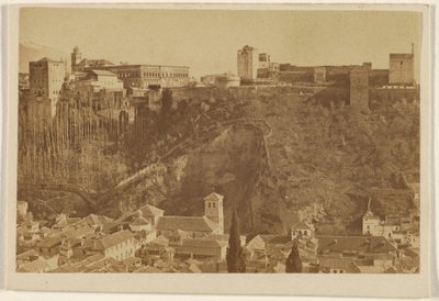 [Vista alargada de la Alhambra, España] de Unknown artist