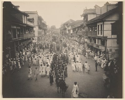 Procesión de llegada de Lord Tawhurst por Lord Harris Road de Unknown artist