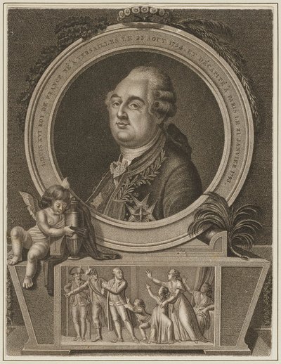 Luis XVI--Rey de Francia de Unknown artist