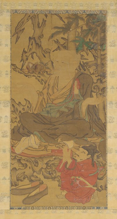 Luohan y asistente de Unknown artist