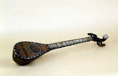 Laúd con cuatro cuerdas del siglo XVIII de Unknown artist
