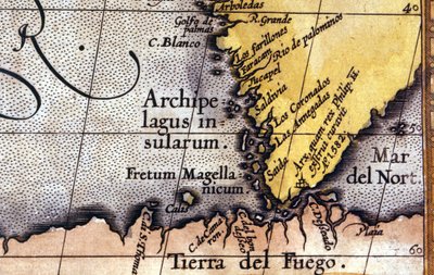Estrecho de Magallanes. Atlas del siglo XVI de Unknown artist