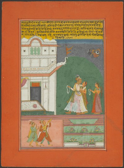 Malavagaudi Ragini, Página de un conjunto de Ragamala de Jaipur de Unknown artist
