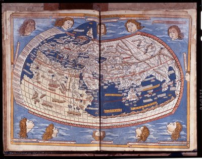 Mapa de Ptolomeo publicado en 1482. de Unknown artist