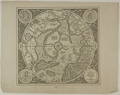 Mapa de la proyección Mercator de Unknown artist