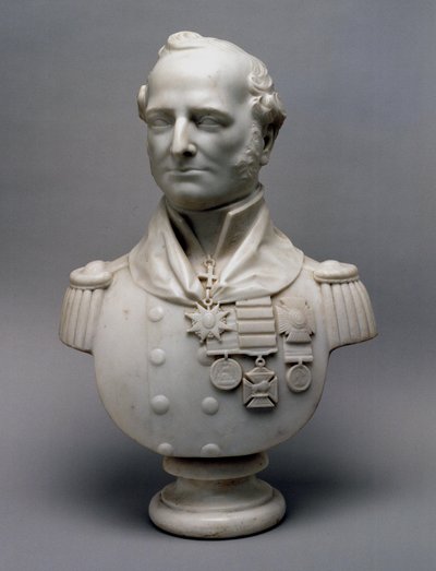 Busto de mármol del Mayor General Sir Charles Philip Belson, KCB de Unknown artist