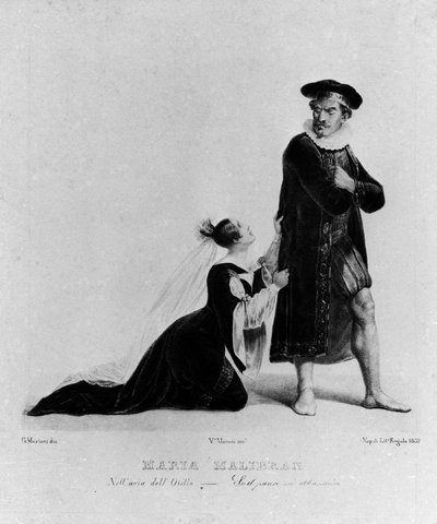 María García llamada la Malibrán (1808-1836) cantante en “Otello” de Giuseppe Verdi: “Padre se me abandonas...” de Unknown artist