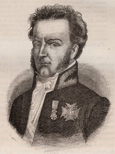Martial de Guernon-Ranville, magistrado y político francés - 1787 -1866 de Unknown artist