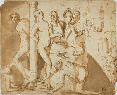 Martirio de dos santos de Unknown artist