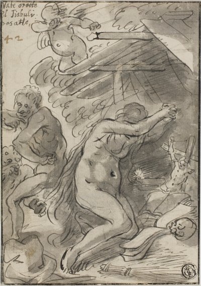 María Magdalena en el desierto de Unknown artist