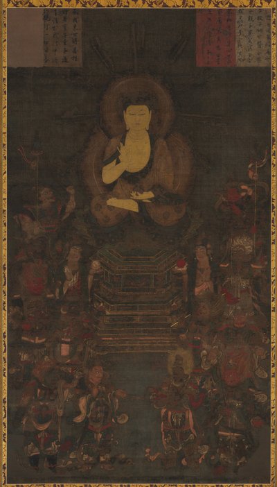 Buda Maestro de la Medicina y los Doce Generales Divinos de Unknown artist