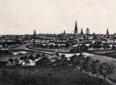 Melbourne, Australia; Vista General. en "El Mundo Ilustrado 168 Vistas" Sin fecha (finales del siglo XIX) de Unknown artist