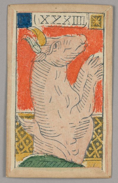 Carta de juego Minchiate (Tarot) de Unknown artist