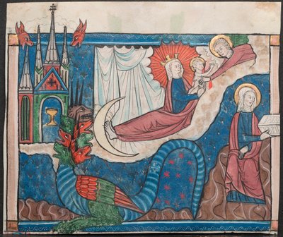 Miniature from a Manuscript of the Apocalypse: The Woman Clothed with the Sun de Unknown artist