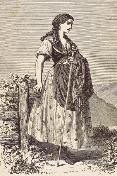 Moravia mujer de Unknown artist