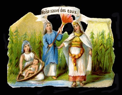 Moisés salvado de las aguas de Unknown artist