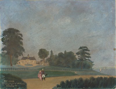 Mount Vernon, residencia del general Washington, Virginia de Unknown artist