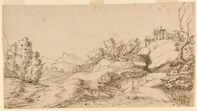 Paisaje montañoso de Unknown artist