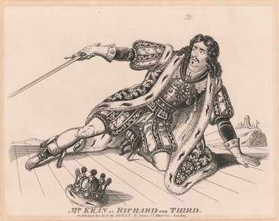 Sr. Kean como Ricardo III de Unknown artist