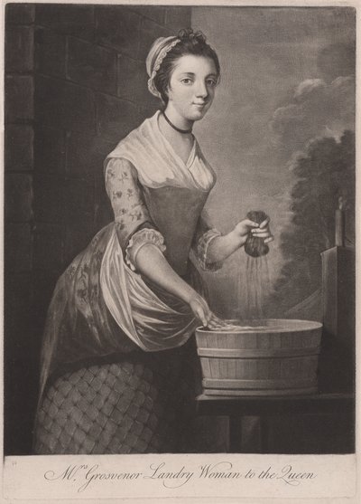 Sra. Grosvenor Lavandera de la Reina de Unknown artist