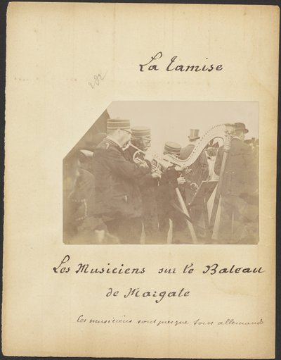 [Músicos en el barco de Margate] de Unknown artist