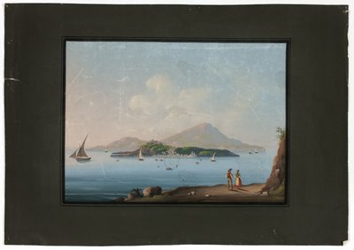 Nápoles con el Vesubio de Unknown artist