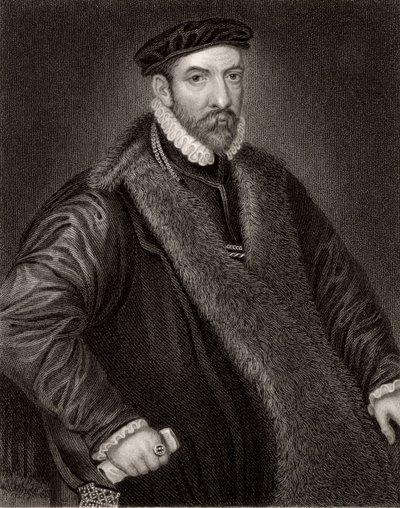 Nicolás Bacon (1509-1579) de Unknown artist
