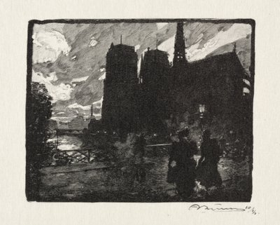 Notre Dame, la Tarde de Unknown artist