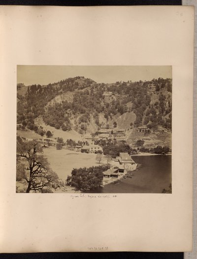 Nynee Tal, antes de Landslip, 1881 de Unknown artist