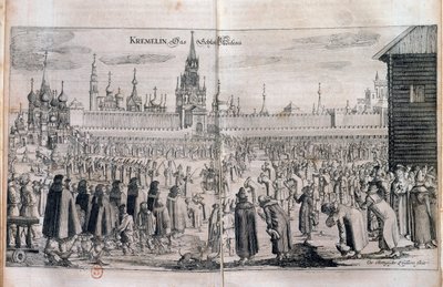 Ceremonia oficial con desfile en el Kremlin de Moscú de Unknown artist