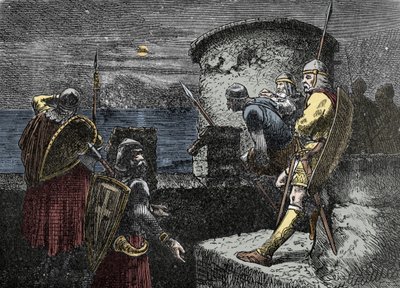 En la vigilancia de los normandos de Unknown artist