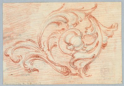 Una espiral de un rinceau de Unknown artist