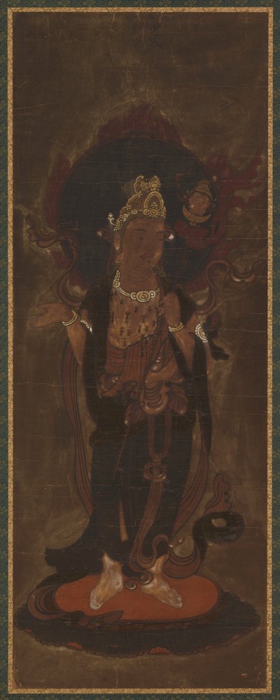Uno de los doce deva: Emma-ten (Yama o Suyama-deva?) de Unknown artist