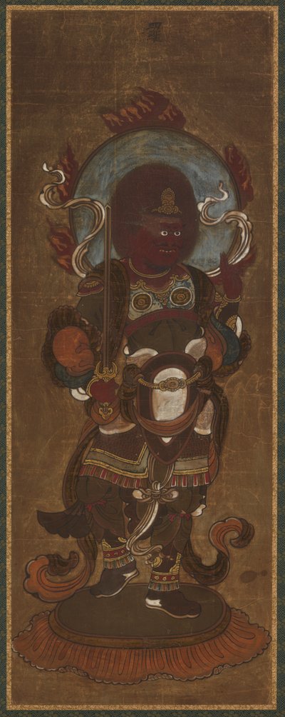 Uno de los doce deva: Rasetsu-ten (Raksasa, específicamente Nirrti) de Unknown artist