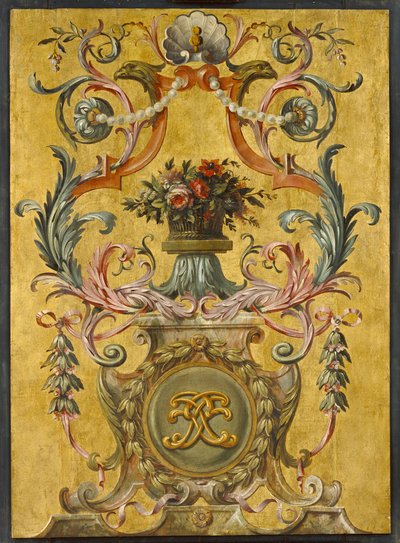 Un panel pintado de Unknown artist