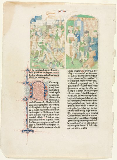 Página inicial del Libro VIII de Facta et dicta memorabilia de Valerio Máximo de Unknown artist